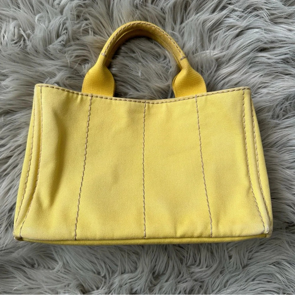 PRADA Canapa Canvas Small Tote - Picture 2 of 14